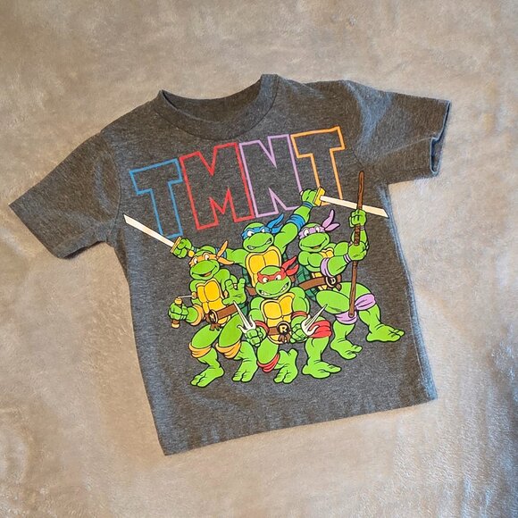 3 Ninja Turtle T-Shirts, set of 3, size 2T - Picture 4 of 6